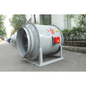 พัดลมแบบแกนหมุนไดเร็คไดรฟ์สำหรับเพิ่มแรงดันในช่องบันได รุ่น APL-7-6.5D พร้อมฐานโครงเหล็ก SS400 ผลิตในเวียดนาม - Product Image 1