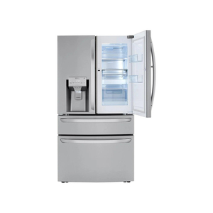 Refrigerador de 4 Puertas Francesas de Acero Inoxidable con Diseño Multipuertas y Amplio Espacio de Almacenamiento Interior - Product Image 3