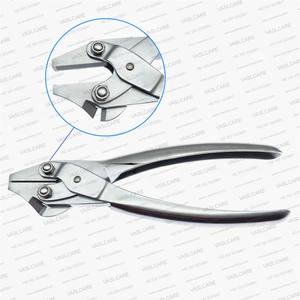 Juego de tijeras Kirschner de punta plana para huesos, herramienta quirúrgica ortopédica manual de acero inoxidable, cortador para fijación de fracturas, CE - Product Image 4