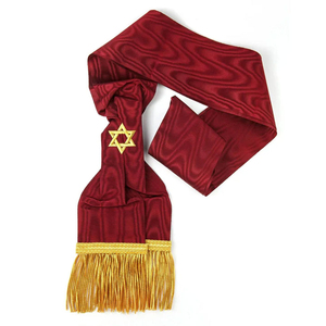 Ruban en soie tactique personnalisé en gros, ruban en soie pour uniforme, écharpe tactique maçonnique pas chère - Product Image 1