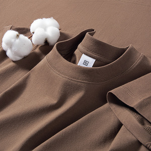 เสื้อยืดโอเวอร์ไซส์สีพื้น ผ้าคอตตอนผสม 100% น้ำหนัก 240 กรัม ระบายอากาศได้ดี เป็นมิตรกับสิ่งแวดล้อม ปักลายพร้อมพิมพ์โลโก้ด้านหน้าตามแบบที่ต้องการ - Product Image 5