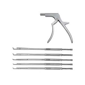 Ensemble de rongeurs rotatifs Kerrison pour chirurgie interlaminaire, instruments chirurgicaux orthopédiques de qualité hospitalière - Product Image 5