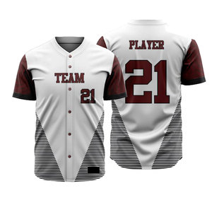 Conjunto de Uniforme de Béisbol para Hombre, Talla Grande, Jersey y Pantalones Estampados, Secado Rápido, Transpirable, Tela 100% Poliéster - Product Image 3