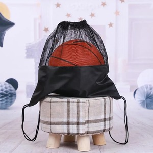 Single Pack Oxford Cloth Ball <b>Net</b> <b>Bag</b> Backpack for Football Basketball Volleyball Size 5 & 7 Portable Drawstring Storage - Product Image 6