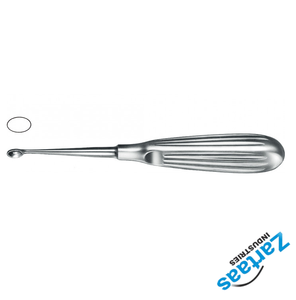 Curette à os Volkmann à manche creux ovale n ° 0 17 cm Fabricant et exportateur d'instruments chirurgicaux - Product Image 4
