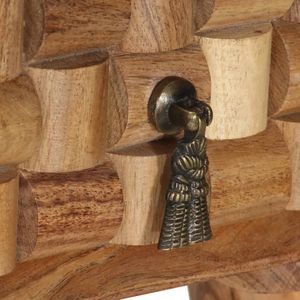 Escritorio de Computadora de Madera de Acacia Mediana, Sólida y Natural, Serie Escritorio para Escribir - Product Image 6