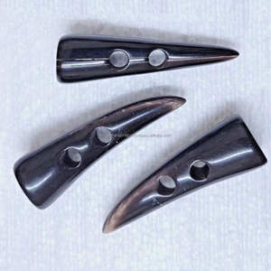 Custom Buffalo Horn Toggle <b>Button</b> 2-Hole Natural Jacket with Shank Style <b>for</b> Clothing <b>Jeans</b> Shoes Coats Decoration - Product Image 5