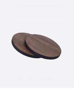 Sous-verres en bois finis classiques de qualité supérieure pour la maison et le bureau, design artisanal écologique, élégance fonctionnelle, protège les tables des déversements - Product Image 2