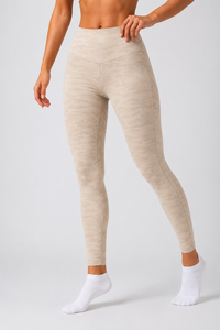 printed <b>compression</b> <b>legging</b> for women high waist soft stretch breathable fabric casual wear yoga fitness gym sports workout OEM - Product Image 4