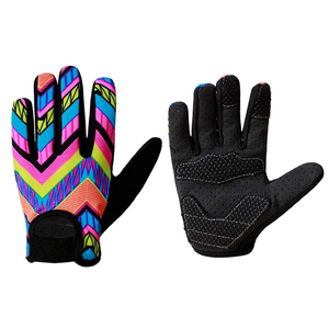 Guantes de Ciclismo de Invierno con Medio Dedo y Cierre de Cordones, Unisex, de Cuero, Poliéster y Neopreno para Deportes al Aire Libre - Product Image 6