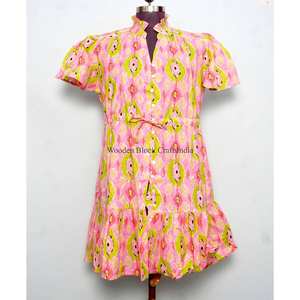 Vestidos Cortos Casuales y Sexys para Mujer, de Alta Calidad, Personalizables al por Mayor, con Estampado Floral, Manga Corta y Corte Ajustado - Product Image 2