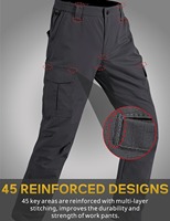 Pantalon de travail professionnel robuste et résistant pour chantier, usine et transport de marchandises