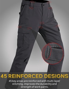 Pantalones de Trabajo Profesionales Resistentes y Duraderos para Obras de Construcción, Pantalones de Trabajo de Alta Resistencia - Product Image 2