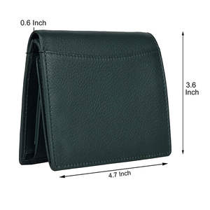 Portefeuille en cuir véritable fait main de qualité supérieure pour homme, profil fin, plusieurs compartiments, aspect durable, utilisation quotidienne, imperméable, OEM - Product Image 4