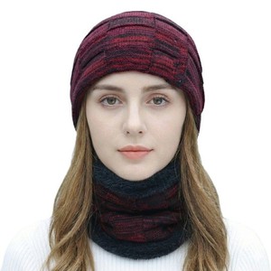 Winter Cap Soft Warm <b>Beanie</b> Wool Blend Wholesale Custom Design Unisex Stripes Knit Cuffed <b>Beanies</b> Outdoor Sports Ear Protection - Product Image 4