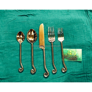 Ensemble de couverts en acier inoxydable avec manche en spirale argenté, cuillère, fourchette, couteau, vaisselle, vente en gros, personnalisable, pour fêtes, dîners, décorations de cuisine - Product Image 2