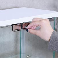 Lemari pajangan lampu LED mini kaca tempered modern TMG-G256 untuk rumah, bar, ruang tamu, pintu masuk hotel, pajangan vila, ruang makan