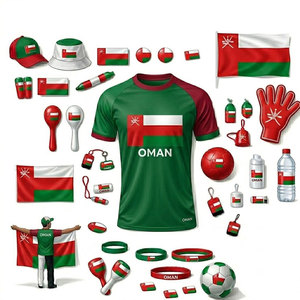 Kit de Aficionado al Fútbol de Alto Rendimiento que Incluye Balón, Gorra, Camiseta, Bufanda y Bandera para Apoyo al Equipo y Días de Partido - Product Image 1
