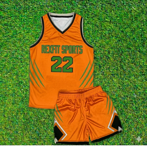 Premium Quality Sleeveless Jersey Shorts Set Men Sports REXFIT SPORTS Men <b>Athletic</b> Uniform Set Custom Design Sports T Shirt Set - Product Image 5