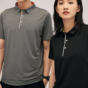 Polo de golf personnalisé pour femmes et hommes, en polyester et élasthanne, à séchage rapide, pour l'extérieur, à manches courtes, tricoté, vierge, pour hommes - Product Image 6
