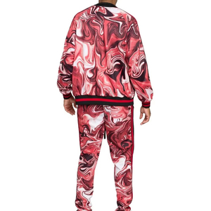 ชุดวอร์มกีฬาผู้ชายแบบซับลิเมชั่นสำหรับวิ่งออกกำลังกายและฝึกซ้อม  รับผลิตตามแบบที่ต้องการ - Product Image 4