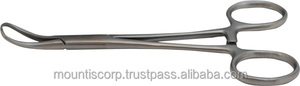 High Quality Towel Clamps 4" Ball and <b>Socket</b> Jaws With <b>Ratchet</b> Lock German Steel Backhaus Towel Clip Forceps for sale - Product Image 3