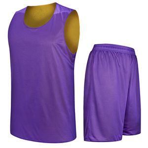 Vêtements de sport d'été sans manches en polyester respirant de haute qualité, taille plus, personnalisés, pour le basketball - Product Image 1