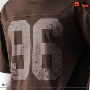 T-shirt Homme Rétro Oversize Gris Imprimé Graphique Streetwear Décontracté Coupe Ample Manches Courtes Pour Hommes – Vente en Gros - Product Image 6