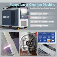 Nettoyeur laser à impulsions DMK Laser, nouveau style, JPT MOPA, 300 W, pour enlever la rouille, la peinture, l'huile, le bois