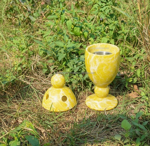 Quemador de incienso Bakhoor de resina con diseño escultural único – Mubkhar de estilo moderno - Product Image 5