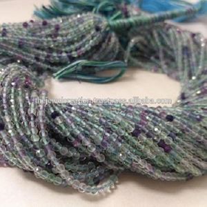 2mm Natural Micro Green Fluorite Faceted Gemstone <b>Beads</b> Strand at Best Price Buy <b>Direct</b> From Wholesale Manufacturer Online Shop - Product Image 1