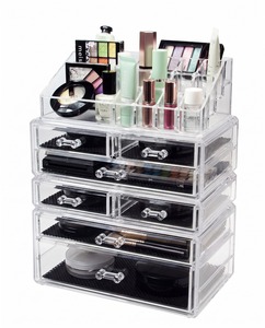 High <b>Storage</b> Clear Acrylic Organizer Drawer Display for Makeup Cosmetics Beauty Supplies Vanity Bathroom Cabinet - Product Image 3