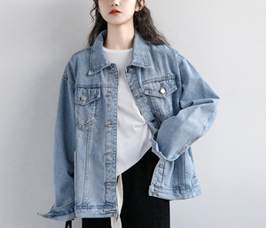Chaqueta de Cuero Azul para Hombre, Diseño Nuevo de Primavera/Otoño, Estilo Casual, Holgada, de Secado Rápido, Transpirable, Manga Larga - Product Image 2
