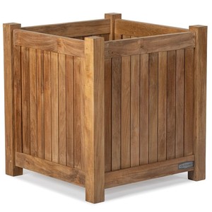 Wholesale Teak Wood Mid-Century <b>Planter</b> Natural Color - Product Image 3