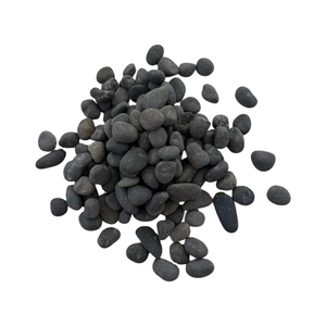 Graviers noirs naturels ronds MMArt - Revêtement de sol et texture murale pour piscine, surface lisse, design industriel écologique, 4-6 mm - Product Image 1