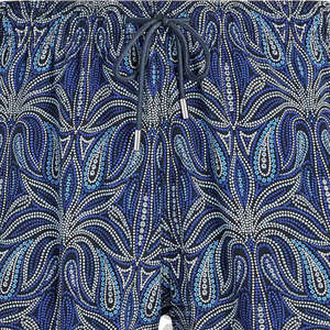 Men's Knee-Length Board Shorts-Sublimation Printed Polyester Swimwear Windproof & Quick Dry Breathable Drawstring Waist - Product Image 4