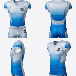 Uniforme de football américain professionnel, tissu résistant anti-déchirure, kit personnalisé sublimé pour les matchs de football, tenue de jour de match - Product Image 6