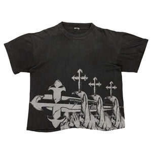 T-shirts amples 100% coton molletonné respirant à séchage rapide, écologiques, surdimensionnés, vierges à l'avant, service OEM pour hommes - Product Image 3