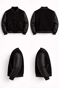 Fabricant de vestes universitaires, veste pull universitaire personnalisée, maillot de football pour hommes, veste de baseball vierge pour hommes en gros - Product Image 3