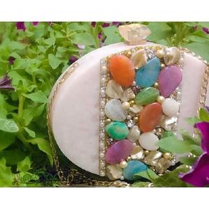 Multi-Purpose Vintage Resin Women's Clutch Purse Handbag-Fashionable Party Wedding Clutch with Customizable Size & Logo - Product Image 4