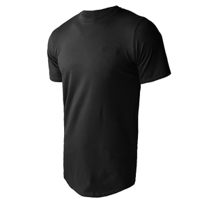 T-shirt en coton teint en fil pour homme, style USA, coupe classique, épaules tombantes, col rond, respirant, séchage rapide, écoresponsable, streetwear - Product Image 4