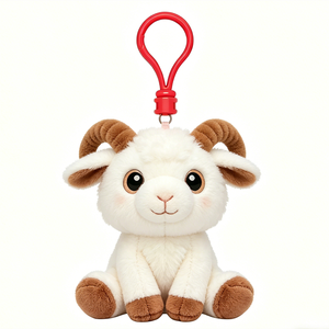 Customized <b>Cute</b> Pink Flamingo Plush Keychain Cartoon Animal Pendant Soft Toy 3D Shape - Product Image 5