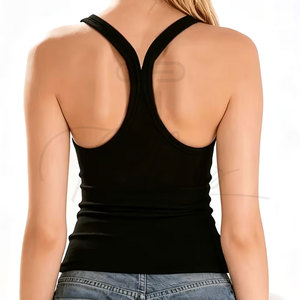 <b>High</b> Quality <b>Low</b> Moq Women Tank <b>Top</b> Slim Fit Fitness Wear Women Sleeveless Gym Tank <b>Top</b> - Product Image 2