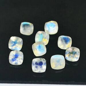 Hight <b>Top</b> Quality Natural <b>Rainbow</b> Moonstone Cushion Faceted Cut Loose Gemstone Jewelry Making Like Regular Bracelet Necklace - Product Image 1