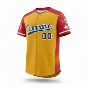 Nueva Camiseta de Béisbol Unisex a Precio Razonable, la Mejor Calidad al por Mayor, Logotipo Personalizado, Color Personalizado, 100% Poliéster Transpirable - Product Image 2