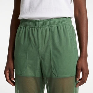 100% Polyester Sheer Mesh <b>Trousers</b> Fashion See Through Mesh Pants Men <b>Women</b> <b>Lightweight</b> <b>Summer</b> Sheer Mesh Pants Unisex - Product Image 5