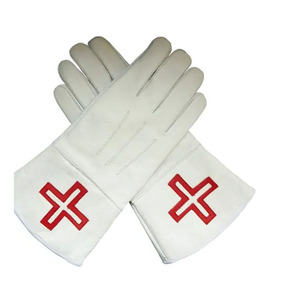 Guantes de Algodón Blanco Orgánico de la Mejor Calidad, Guantes Masónicos de Algodón Blanco Liso Personalizados - Product Image 5
