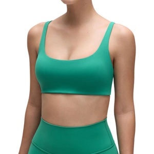 Conjunto Deportivo de 2 Piezas para Mujer, con Logotipo Personalizado, de Spandex Transpirable, Ecológico, de Secado Rápido, Sin Costuras, para Yoga y Gimnasio, con Efecto Levanta Glúteos, Sin Espalda - Product Image 3