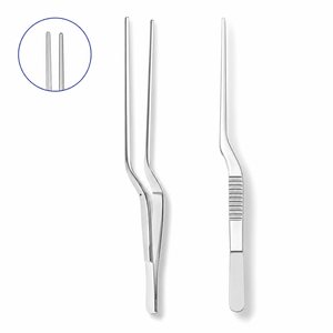Pinces chirurgicales en acier inoxydable à pointe courbée, certifiées CE Classe I, instrument manuel pour salle d'opération - Product Image 5