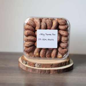 Noix de cajou vietnamiennes bio torréfiées de qualité supérieure, prix de gros compétitif, 280g, boîte carrée, idéales pour offrir, saveur beurrée et salée - Product Image 2